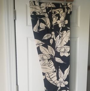 Ralph Lauren Pants 16W Plus Tropical Print Floral